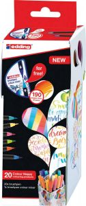 Edding Colour Happy box assortiment met 20 stuks in geassorteerde kleuren