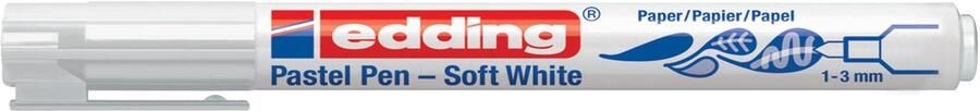 Edding Viltstift 1500 soft wit - Foto 1