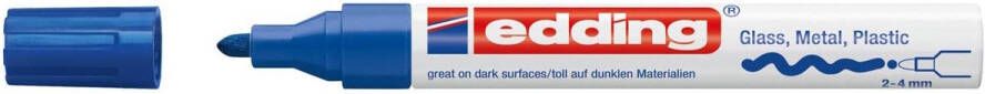 Edding glanslakmarker e-750 CR blauw