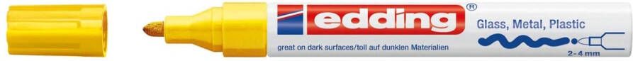 Edding glanslakmarker e-750 CR geel