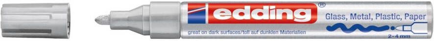Edding glanslakmarker e-750 CR zilver