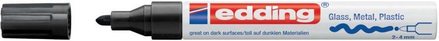 Edding Viltstift 750 lakmarker creatief rond 2-4mm zwart
