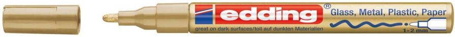 Edding glanslakmarker e-751 CR goud