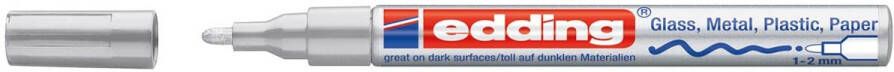 Edding glanslakmarker e-751 CR zilver