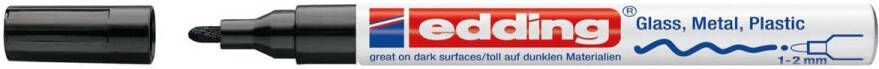 Edding Viltstift 751 lakmarker creatief rond 1-2mm zwart