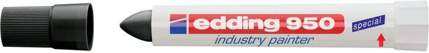 Edding Viltstift 950 pastamarker industry rond 10mm zwart