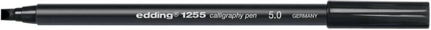 Edding kalligrafiepen e-1255 5 0 mm zwart