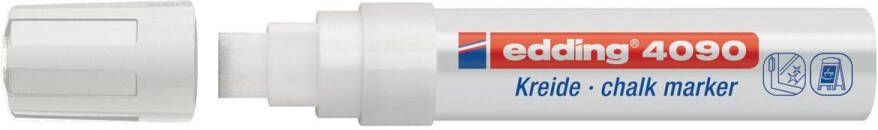 Edding Krijtstift 4090 window schuin 4-15mm wit
