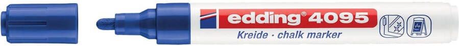 EddingÂ 4095 krijtmarker blauw