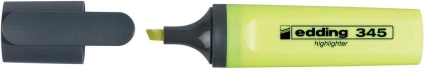 Edding markeerstift 345 geel doos van 10 stuks