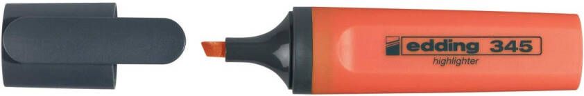 Edding markeerstift 345 oranje doos van 10 stuks