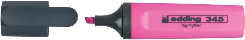 Edding markeerstift 345 roze doos van 10 stuks