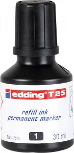 Edding navulinkt voor permanent markers e-T25 zwart 30 ml