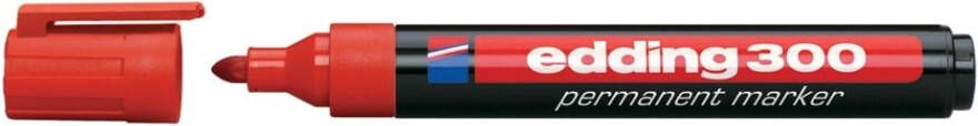 Edding Viltstift 300 rond 1.5-3mm rood