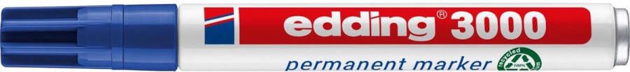 Edding Viltstift 3000 rond 1.5-3mm blauw