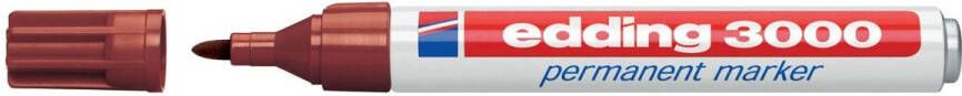 Edding Viltstift 3000 rond 1.5-3mm bruin