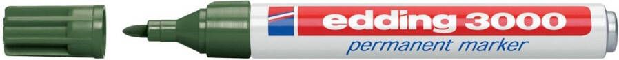 Edding Viltstift 3000 rond 1.5-3mm olijfgroen
