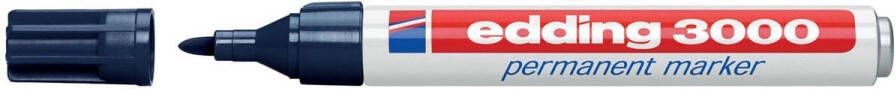 Edding Viltstift 3000 rond 1.5-3mm staalblauw