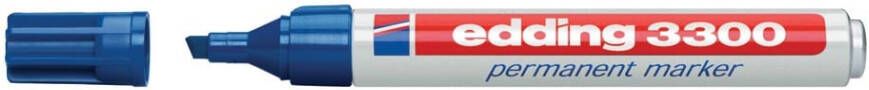 Edding Viltstift 3300 schuin 1-5mm blauw