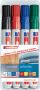 Edding permanent marker e-3300 blister van 4 stuks in geassorteerde kleuren - Thumbnail 3