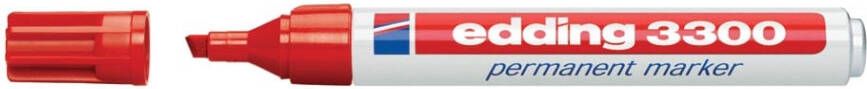 Edding Viltstift 3300 schuin 1-5mm rood