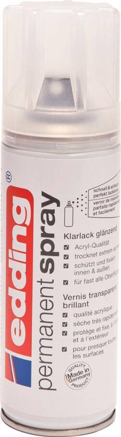 Edding Permanent Spray 5200 transparante lak 200 ml glans