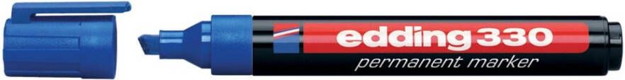 Edding Viltstift 330 schuin 1.5-5mm blauw