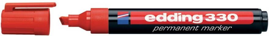 Edding Viltstift 330 schuin 1.5-5mm rood