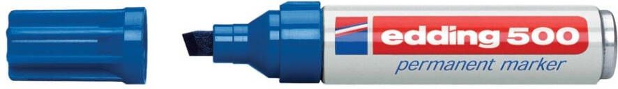Edding Viltstift 500 schuin 2-7mm blauw