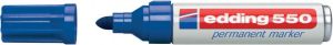 Edding Viltstift 550 rond blauw 3-4mm