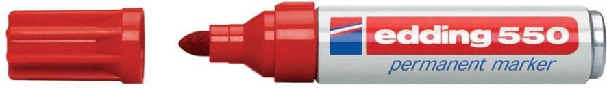Edding Viltstift 550 rond 3-4mm rood