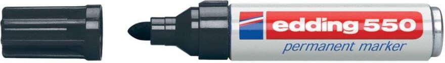 Edding Viltstift 550 rond 3-4mm zwart