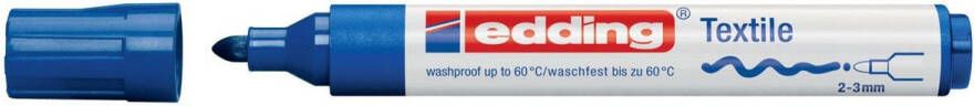 Edding Viltstift 4500 textiel rond blauw 2-3mm