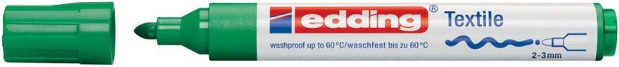 Edding Viltstift 4500 textiel rond groen 2-3mm