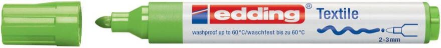 Edding Viltstift 4500 textiel rond lichtgroen 2-3mm