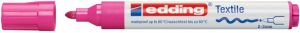 Edding Viltstift 4500 textiel rond neonroze 2-3mm