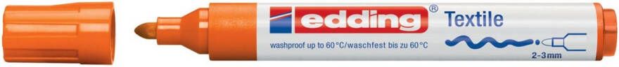 Edding Viltstift 4500 textiel rond oranje 2-3mm