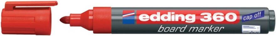 Edding Whiteboardmarker 360 rond 1.5-3mm rood