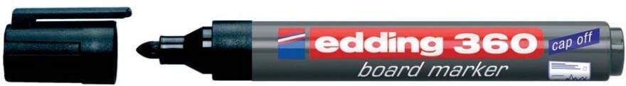 Edding Whiteboardmarker 360 rond 1.5-3mm zwart