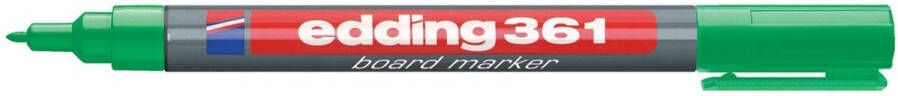 Edding Viltstift 361 whiteboard rond groen 1mm