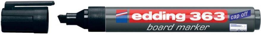 Edding Viltstift 363 whiteboard beitel zwart 1-5mm