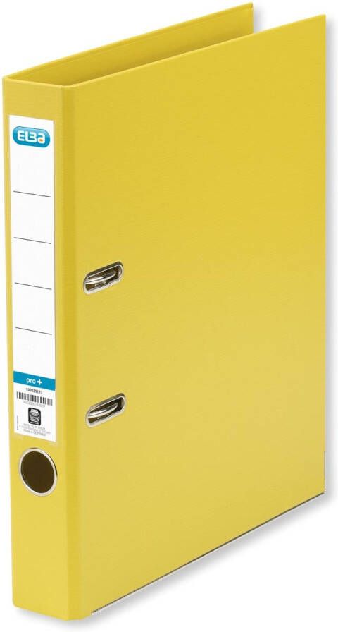 Merkloos Elba ordner Smart Pro+ geel rug van 5 cm