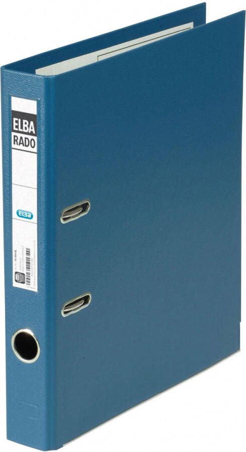 Elba Rado Plast ordner blauw rug van 5 cm