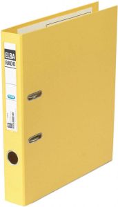 Elba Rado Plast ordner geel rug van 5 cm