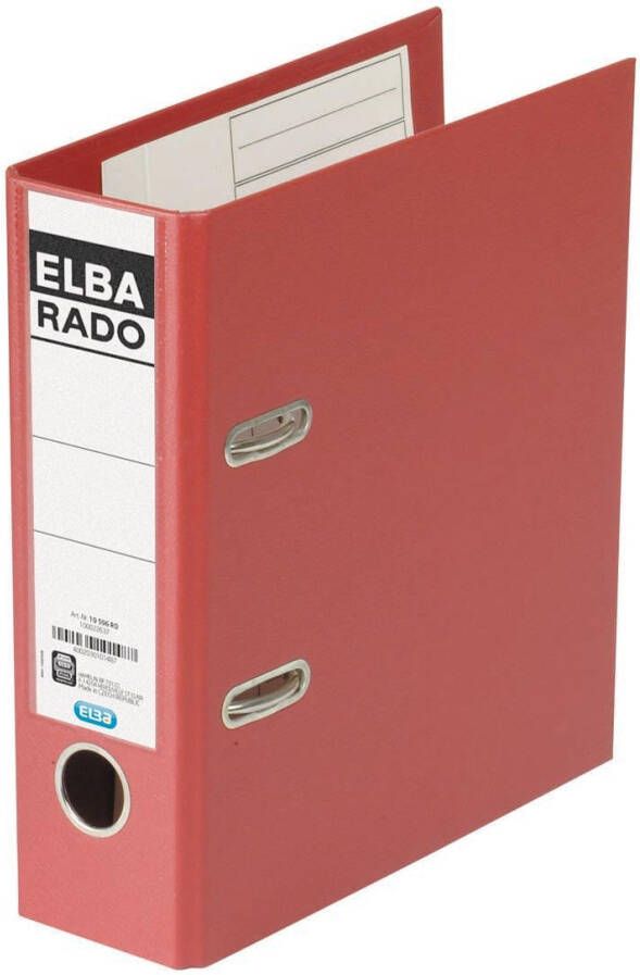 Elba Rado Plast ordner voor ft A5 staand donkerrood rug van 7 5 cm
