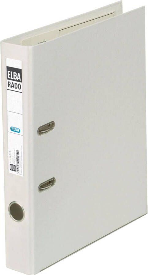 Elba Rado Plast ordner wit rug van 5 cm