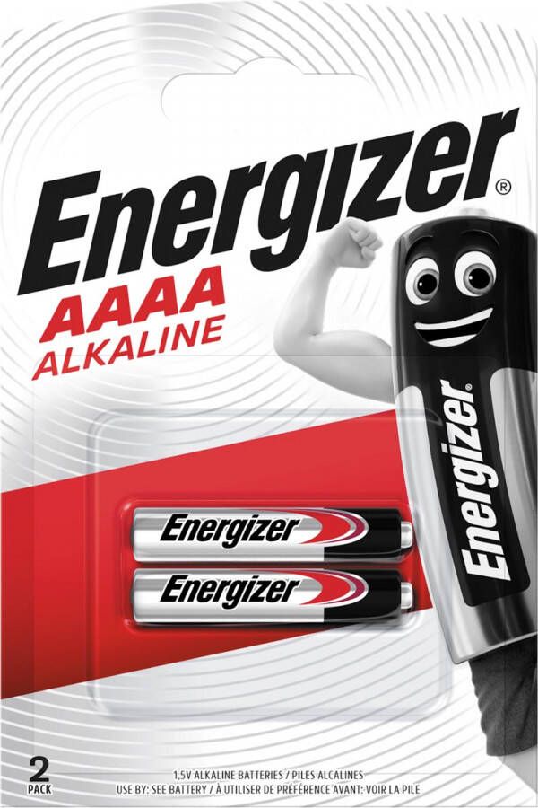 Energizer batterij Alkaline AAAA blister van 2 stuks
