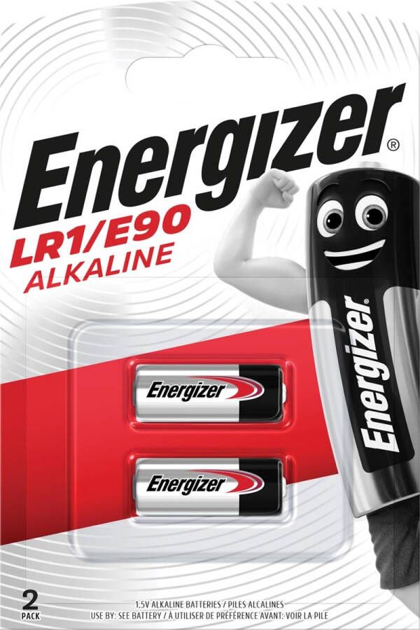 Energizer batterij Alkaline LR1 E90 blister van 2 stuks