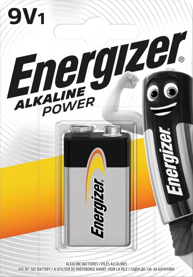 Energizer batterij Alkaline Power 9V op blister