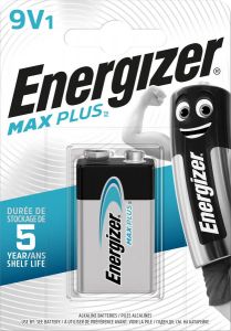 Energizer batterij Max Plus 9V op blister